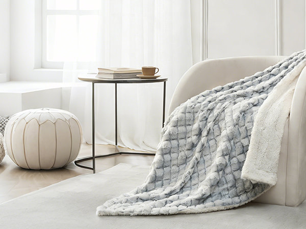 Royal Luxe Micromink Sherpa Reversible Throw