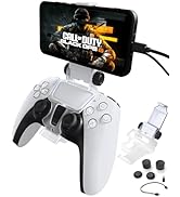 Joso Phone Mount for PS5 Controller, Remote Play Mobile Gaming Phone Holder for Dualsense Control...