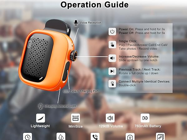 Wearable Bluetooth Speaker
