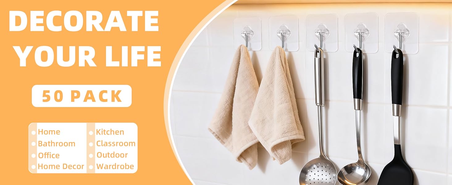 adhesive hooks for hanging