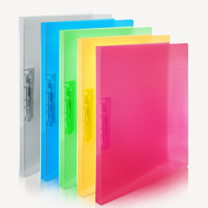 Assorted Translucent Color clamp books