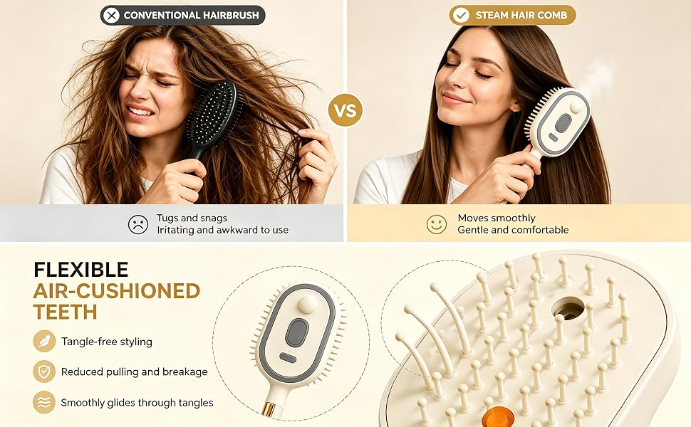 electric spray air cushion massage comb