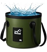 Portable Shower for Camping, 6000mAh Rechargeable Camp Shower Pump with Large Capacity Foldable B...