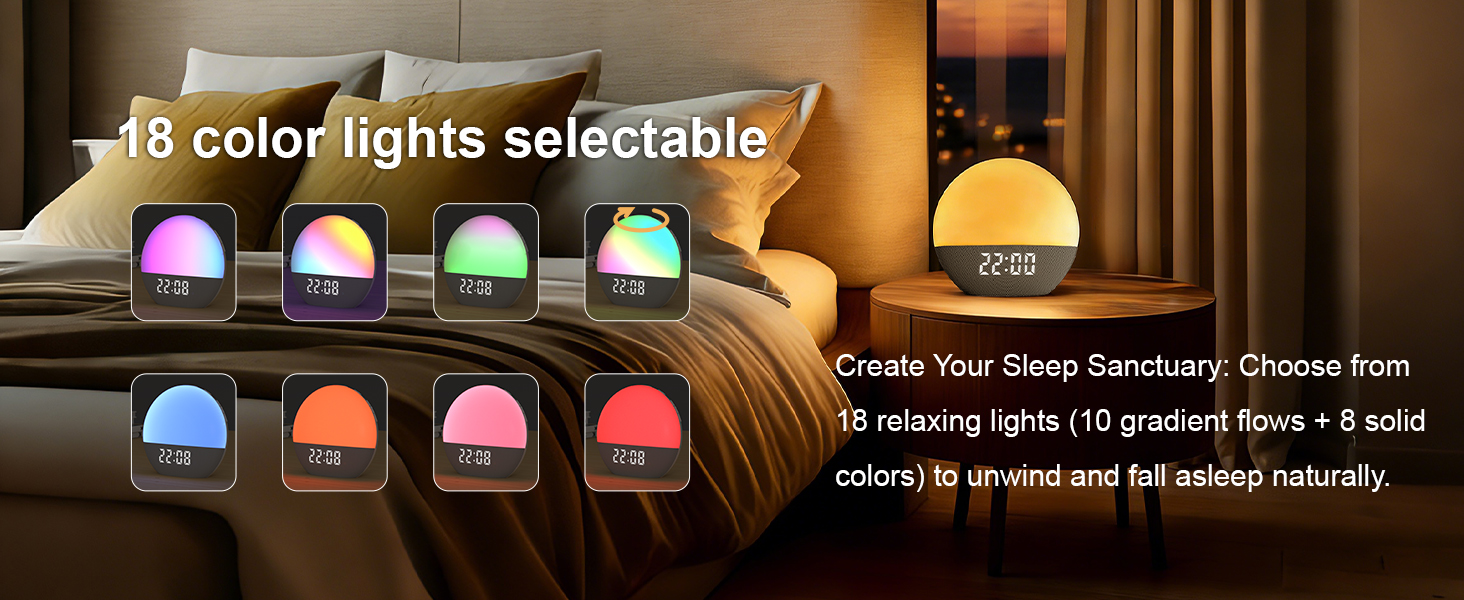 sound machine alarm clock