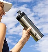 Ever Vessel Maxi Stainless Steel Water Bottle 26oz - Double wall vacuum insulated | Integrated ca...