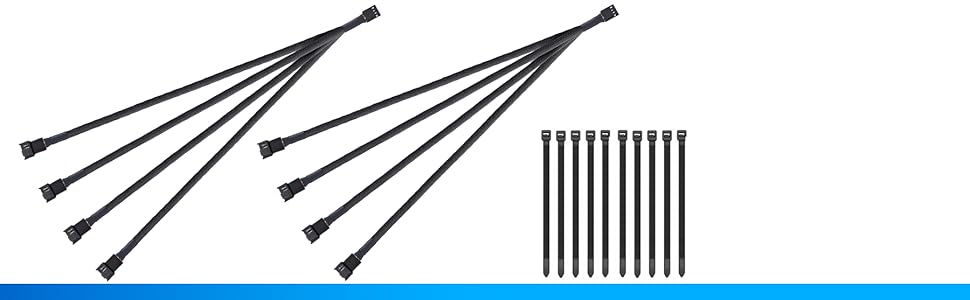 2 pack fan cable 1 to 4