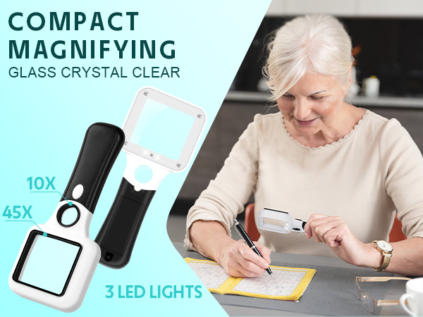 Magnifying Glass with Lights