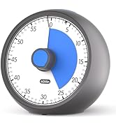 Conchstar Visual Timer 60-Minute, Kids Timer for Homeschool Desk, Time Management Tools with Sile...