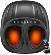WERTYI Shiatsu Foot Massager, Foot Massager Machine with Heat, Remote Control, Multiple Massage M...