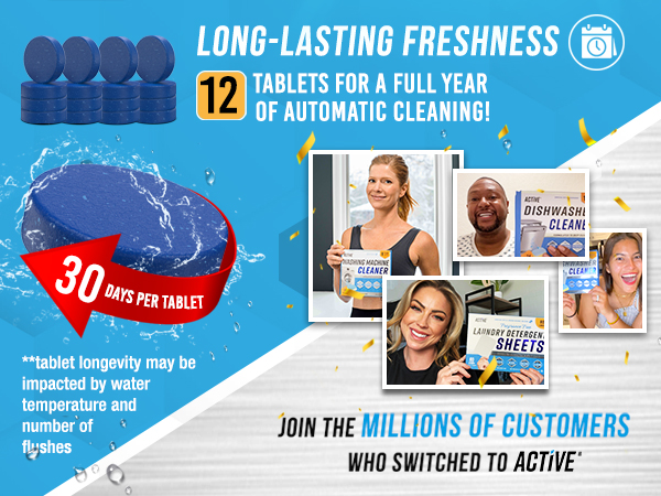 12 tablets included