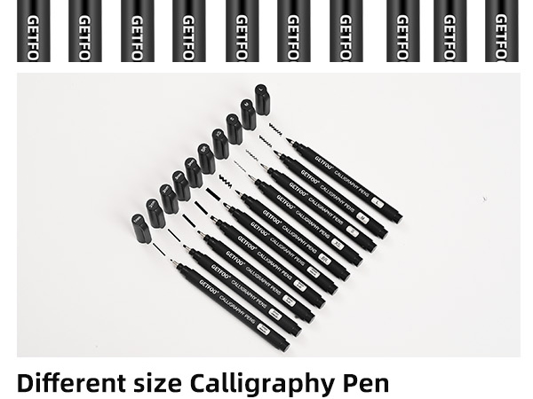 Calligraphy Pens for Writing, Brush Pen Calligraphy Set Calligraphy Brush Pens, Hand Lettering Pen 