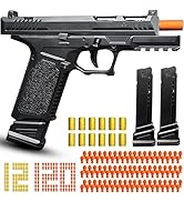 Automatic Shell Ejecting Toy Gun Pistol, Soft Bullet Toy Gun for Boys, Education Model Realistic ...
