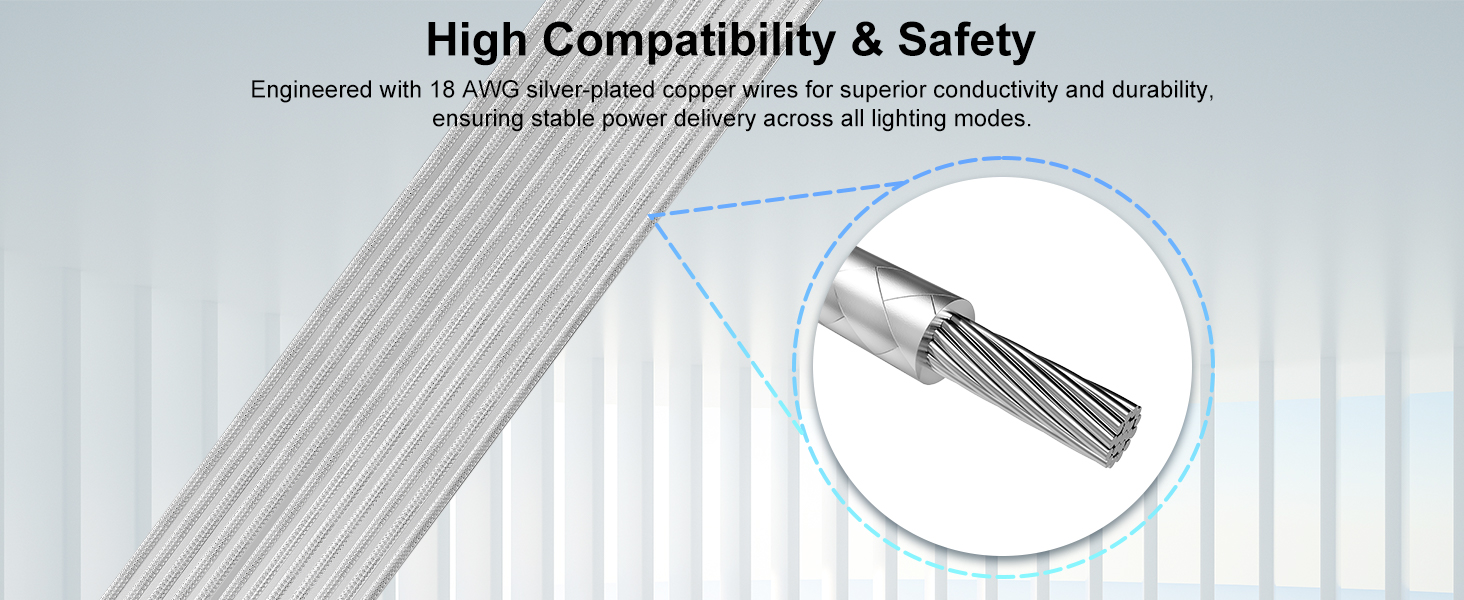 white cable extensions pc