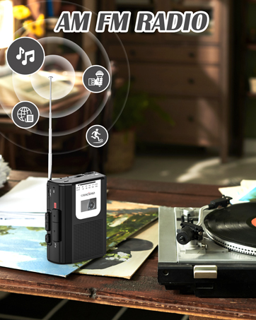 portable cassette player