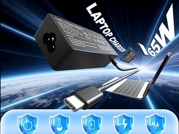 lenovo laptop charger usb c 65w
