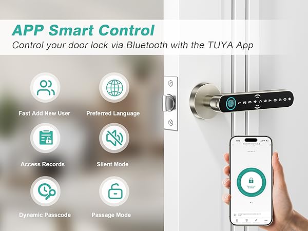 keyless entry door lock deadbolt