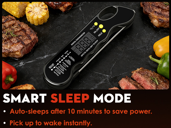 TRAUSI Instant Read Meat Thermometer