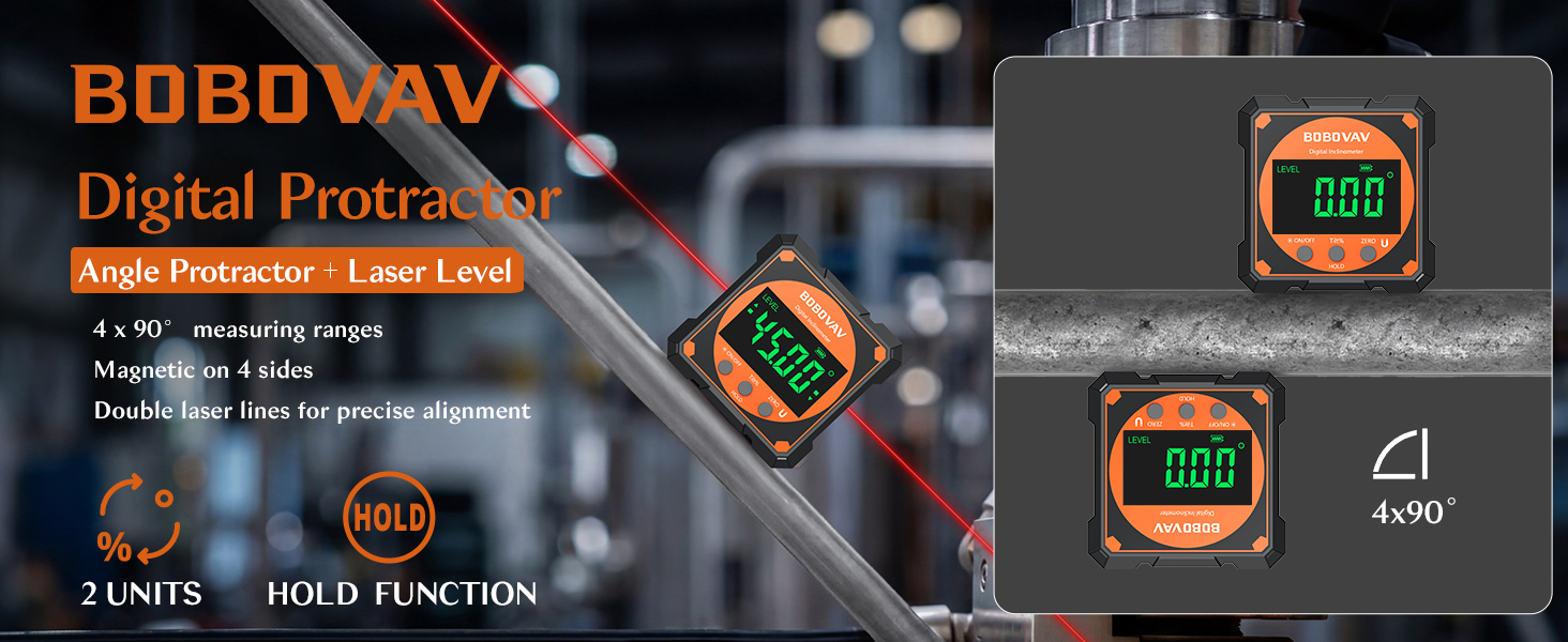 BOBOVAV Digital Protractor