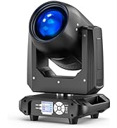 200W LED Moving Head Stage Lighting 5 Mode 10 Colors 14 GOBO 18 Prism DJ Light 14CH RGBW 4in1 Con...