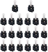 20PCS Halogen Instrument Cluster Bulbs Kit,T5 17 57 79 86 207 286 306 2721 Dash Light Bulbs for C...