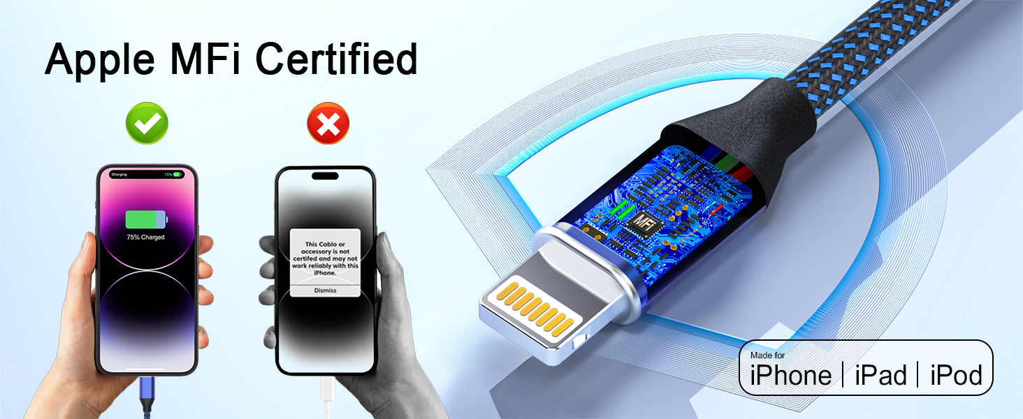 MFi Certified Lightning Cable