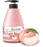 WELCOS KWAILNARA Peach Milk Body Lotion – Korean Body Lotion for Smooth &amp; Soft Skin 560 g / 19.75...