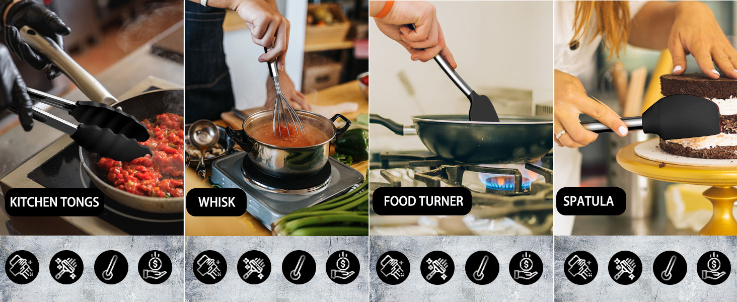 kitchen utensils set 