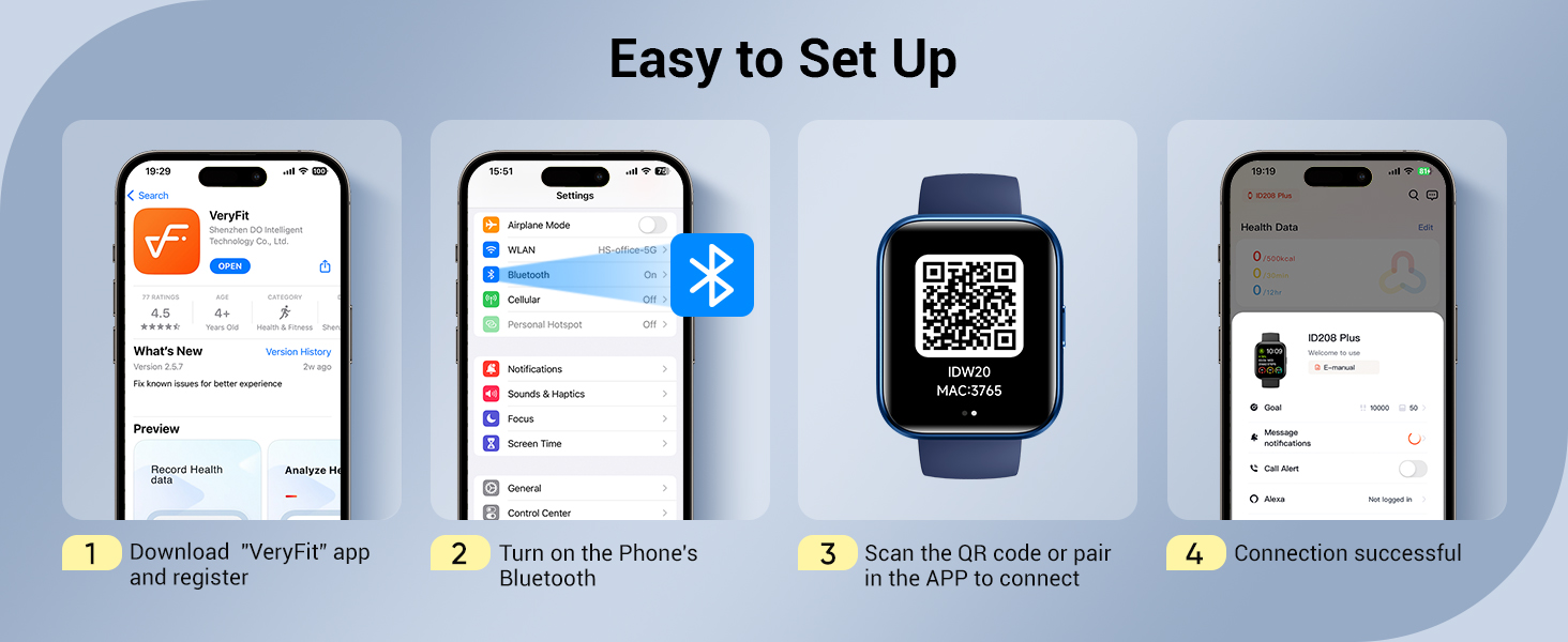 Smart watches for women Android and iPhone compatible smart watches for men