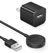 Fast Charger for Apple Watch Charger, Magnetic iWatch Charger to USB A Cable 3.3FT with USB A Wal...
