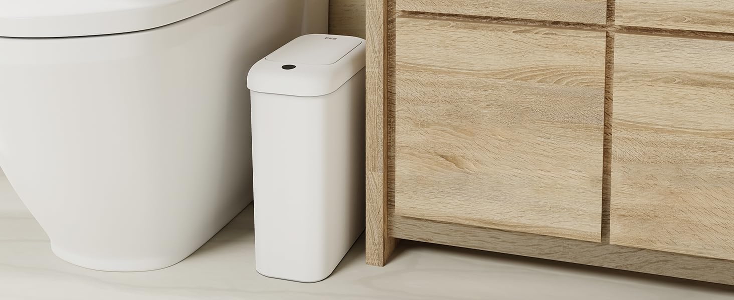 small bathroom trash can