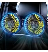 XOOL Car Fan for Backseat Kids, Dual Head USB Car Cooling Fans - 3 Speeds 360° Rotatable Rear Hea...