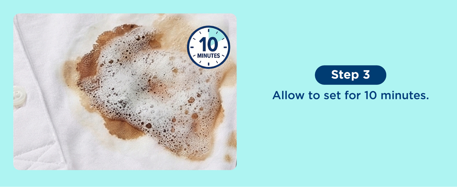 Carbona stain remover allow solution to sit on stain before washing