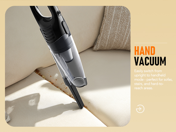 Switch between upright stick and handheld modes in seconds