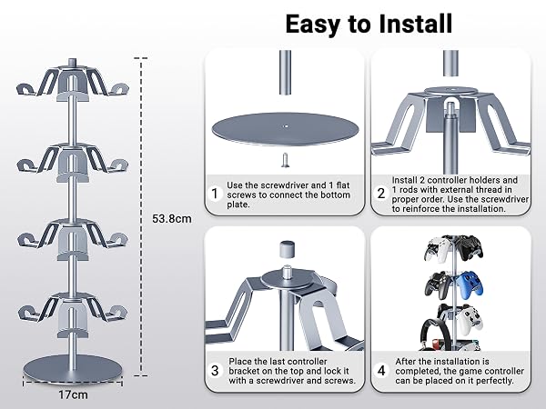 Gaming Controller Headset Holder for Gaming Accessories