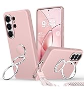 Rockaway for Samsung Galaxy S26 Ultra Case [Double Ring Stand &amp; Wrist Strap], Liquid Silicone Pho...