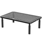 WALI Computer Monitor Stand for Desk, Adjustable Laptop Riser, Desk Monitor Stand Underneath Stor...
