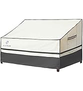 WJ-X3 Patio Loveseat Cover, Waterproof UV Resistant Heavy Duty Outdoor 2-Seat Loveseat Cover, 54"...