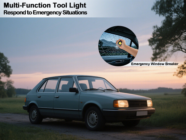 Multi-Function Tool Light Emergency Window Breaker Better respond to emergency situations