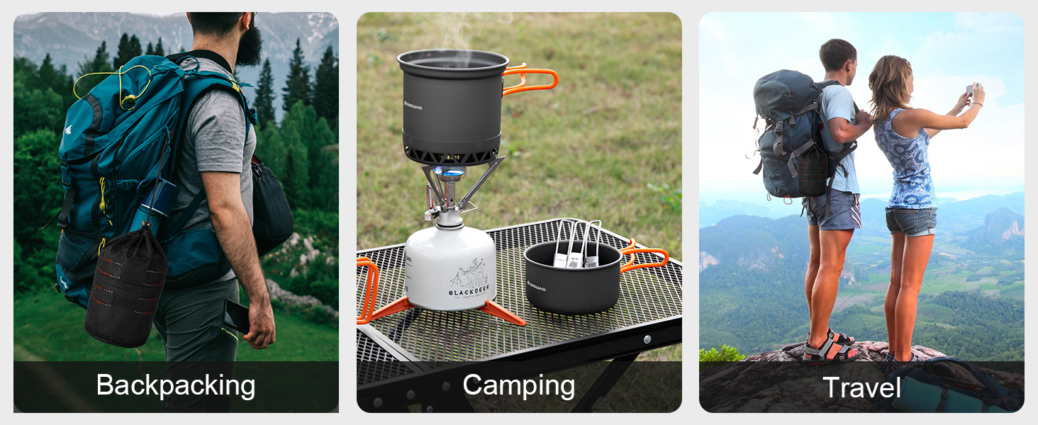 Camping Cookware Mess Kit