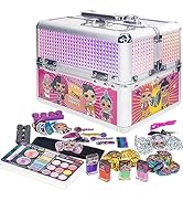 L.O.L Surprise! Townley Girl Train Case Cosmetic Makeup Set Includes Lip Gloss, Eye Shimmer, Nail...