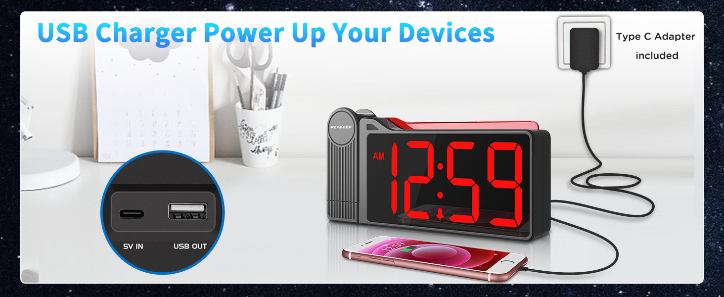 digital alarm clock