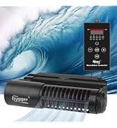 hygger Wave Maker For Aquarium, Magnetic DC 24V 35W Aquarium Powerhead,2640GPH Adjustable Cross F...