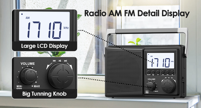 portable am fm radio 