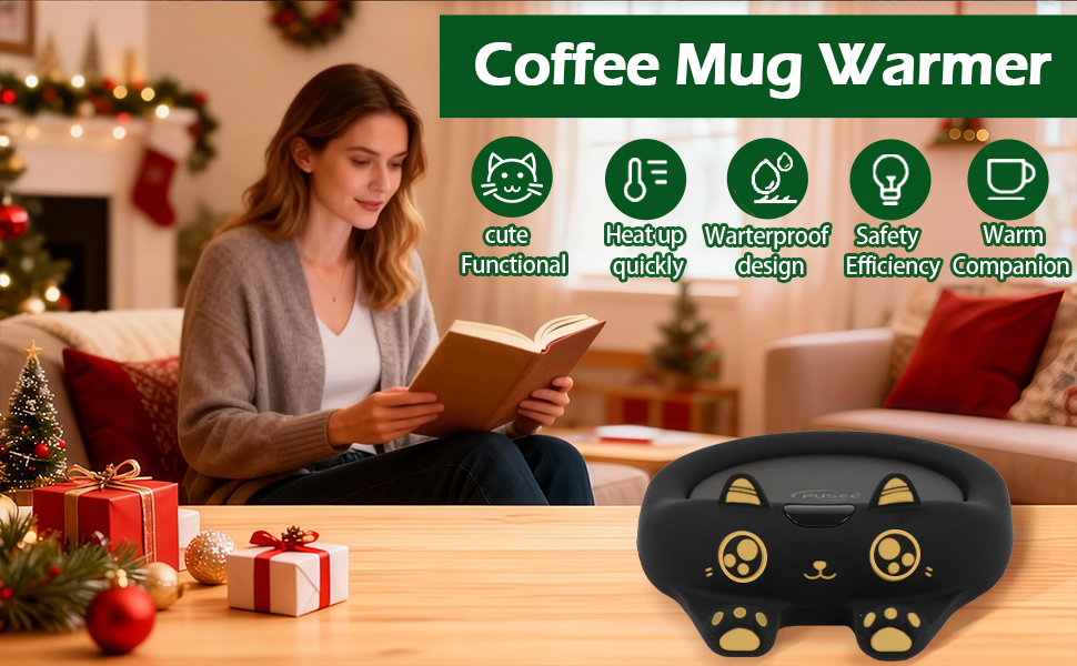 Smart coffee warmer has 3 TEMP settings fit your warming needs. keeps your beverage temperature