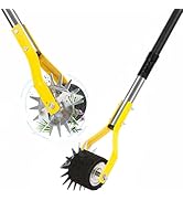 BlumeTrec Manual Edger Lawn Tool, 75 Inch Hand Edger for Lawn with Extra-Wide Wheel, Grass Edge T...