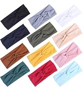 Kachanaa 12 Pack Headbands for Women, Elastic Wide Headbands Non Slip Workout Yoga Sport Hair Ban...