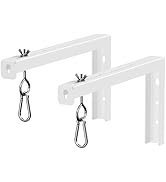 PUTORSEN Universal Projector Screen Ceiling Mount L-Brackets, Wall Hanging Mount 12 inch Adjustab...