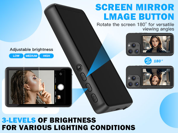 selfie screen monitor for iphone