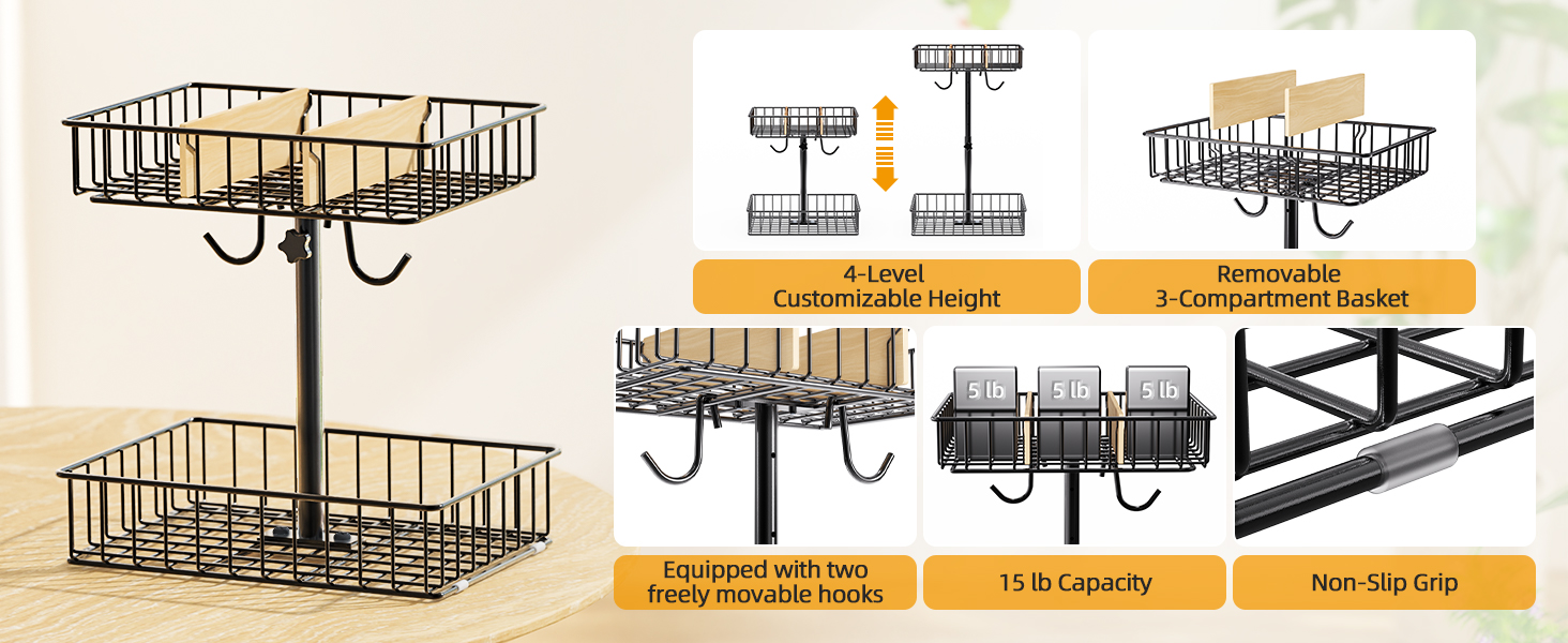 fruit basket for counter