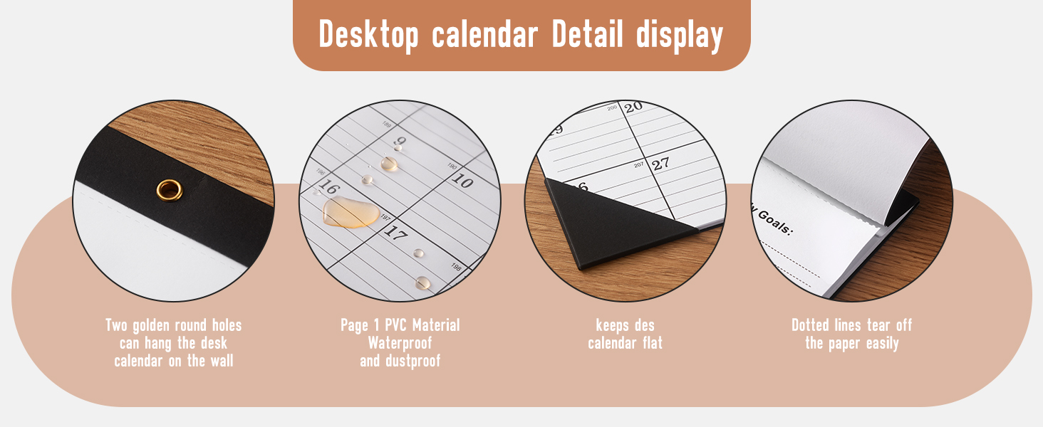 desk calendar 2026-2027